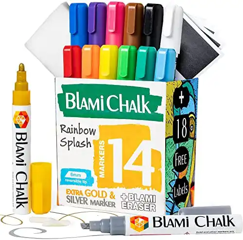 Kreidestifte Blami Arts Kreidemarker – Kreidestift für fenster 14 Bunt