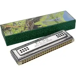 Hohner-Mundharmonika Hohner M569633 Echo Harp 96 C/G Mundharmonika