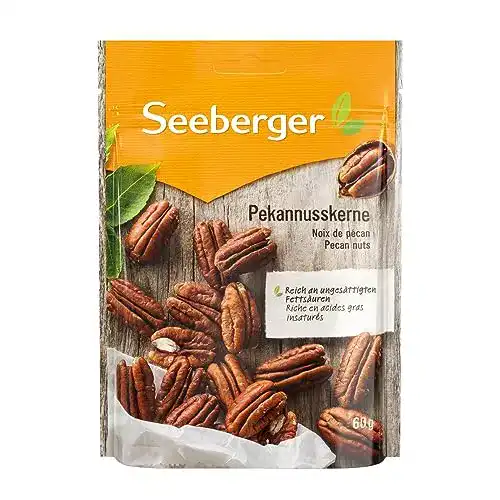 Pekannüsse Seeberger Pekannusskerne, 15er Pack (15 x 60 g)