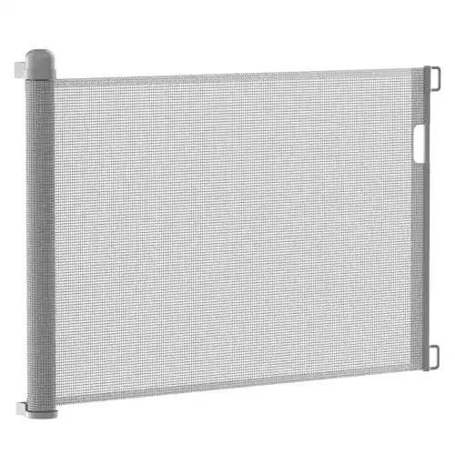 Treppenschutzgitter ausziehbar NAIZY Rollo 0-150cm