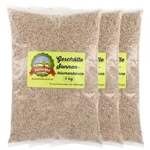 Sonnenblumenkerne geschält Futterhof 3 x 5 kg