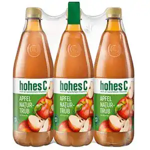 Apfelsaft Hohes C Apfel naturtrüb – 100% Saft, 6er Pack (6 x 1 l)