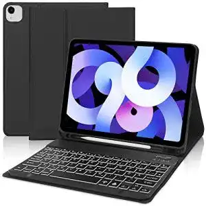iPad-Air-4-Tastatur SENGBIRCH Tastatur Hülle, Bluetooth Tastatur