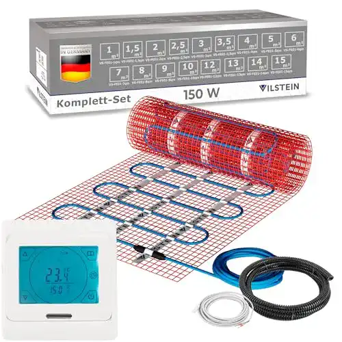 Die beste Elektrische Fußbodenheizung VILSTEIN © 3m² - 6m lang/0,5m breit 2026 Test Bestseller Elektrische Fußbodenheizung VILSTEIN © 3m² – 6m lang/0,5m breit