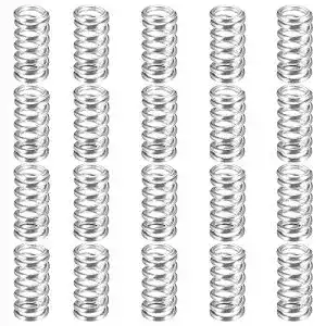 Druckfedern YPLonon Edelstahl 20 Stück, 0,7x5x10 mm