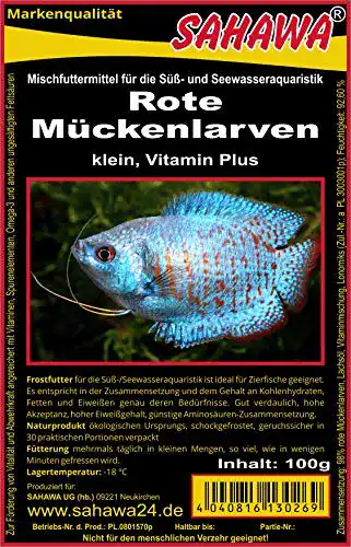 Frostfutter kidsnado SAHAWA® Rote Mückenlarven 5X 100g