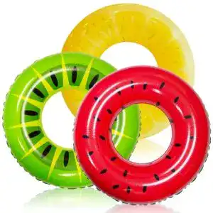 Schwimmring JOYIN 3 Stück Aufblasbare e mit Sommerfruchtmalerei