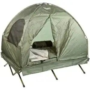 Feldbett mit Zelt Semptec Urban Survival Technology Zelt: 4in1