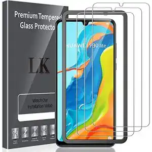 Huawei-P30-Lite-Panzerglas LK 3 Stück Schutzfolie