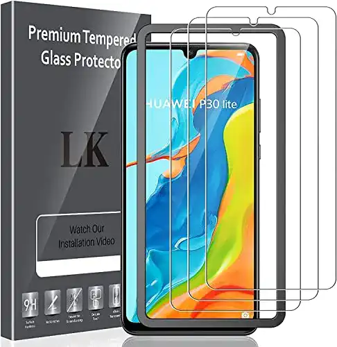 Huawei-P30-Lite-Panzerglas LK 3 Stück Schutzfolie