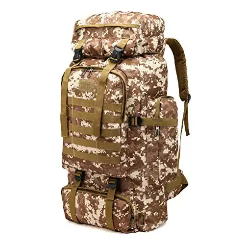 Rucksack 80 Liter COTTILE Rucksack 80L Wasserdicht