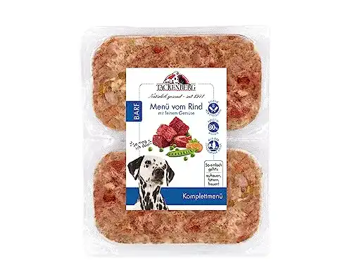 BARF-Hundefutter Tackenberg – Menü Rind & Gemüse 28 x 500 g