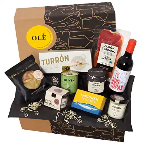 Präsentkorb jamon.de Geschenkkorb Olé, spanische Delikatessen