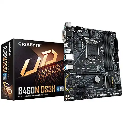 LGA-1200-Mainboard Gigabyte B460M DS3H Mainboard Sockel