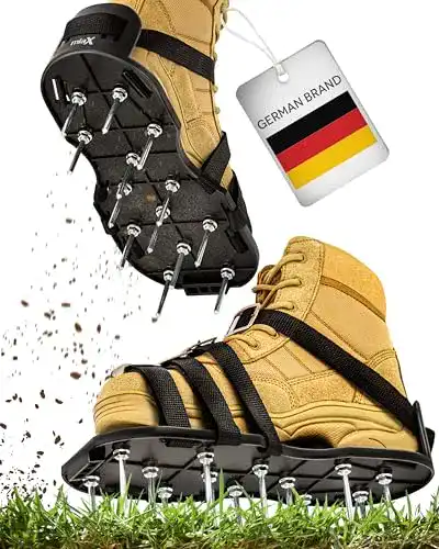Rasenlüfter-Schuhe miaX Profi Rasenbelüfterschuhe abrutschsicher