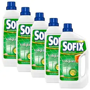 Bodenreiniger Sofix Vollglanz, 5 x 1 l, mit Citrus Extrakten