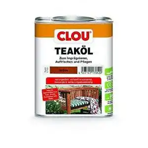 Teaköl CLOU : Holzöl zum Imprägnieren, Farblos, 750 ml