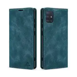 Samsung-Galaxy-A71-Hülle AFARER Einfache Art Brieftasche