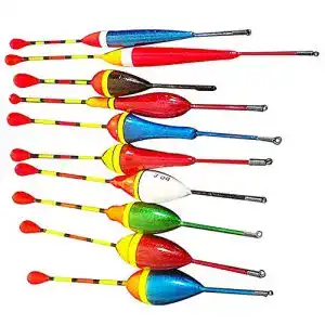 Angelposen BOST Fisch Schwimmt, Posen Angeln Set, 10er