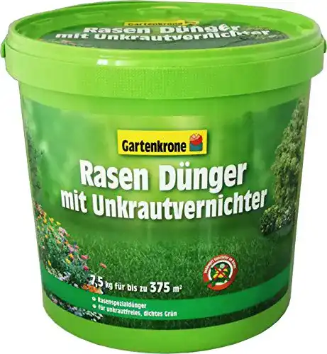 Rasendünger mit Unkrautvernichter Gartenkrone 7,5 Kg