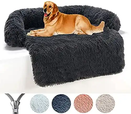 Hundebett Plüsch Yuly Weiche Hundematte, 115x95cm
