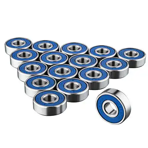 ABEC-9-Kugellager TRIXES 16 Stück 608RS aus Metall