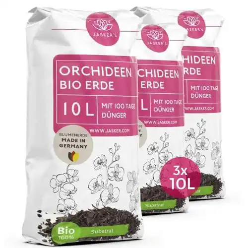 Orchideenerde Jasker’s JASKERS® Mit Dünger 30 L | Luftig Locker