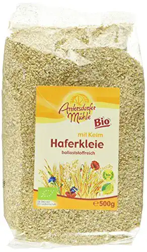 Haferkleie Antersdorfer Mühle mit Keim Bioland/Biokreis, 6 x 500 g