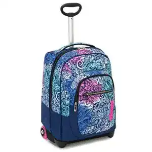 Schultrolley Seven Trolley Fit Pinkshade, Blau, 35 Lt, 2in1 Rucksack