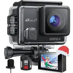 günstige Action-Cam Surfola Action Cam 4K/30FPS, 20MP