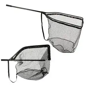 Raubfischkescher Zeck Fishing Zeck Folding Rubber Net XL 92,5x70x85cm – Hechtkescher zum Spinnfischen auf Hechte & Zander