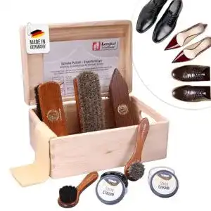 Schuhputzset Langlauf Schuhbedarf Schuhputzkasten Milano