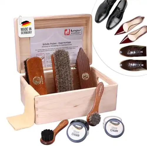 Schuhputzset Langlauf Schuhbedarf Schuhputzkasten Milano