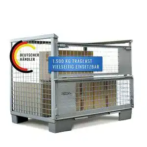 Gitterbox Estrao Euro I Für Industrie, Garten & Brennholz