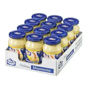 Mayonnaise Appel Delikatess, 12er Pack Gläser, mit Rapsöl