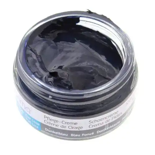 Lederfarbe Bama Leder Pflegecreme 50ml Tiegel DUNKELBLAU