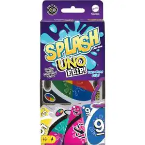 UNO Mattel Games GXD74 Flip Splash Kartenspiel für Kinder
