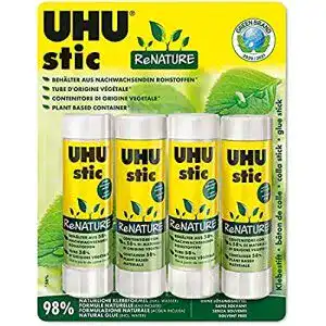 UHU-Kleber UHU Stic ReNATURE, umweltfreundlich, 4 x 40 g