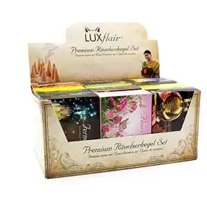 Räucherkerzen Luxflair, Räucherkegel Mischung 12 x 20 Stück