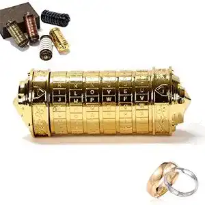 Kryptex NEWUPZSI Da Vinci Code Cryptex Geschenk männer Frauen Brief