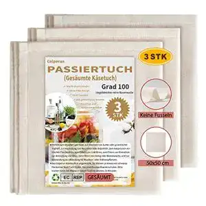 Passiertuch Colperun , Grad 100, 50x50cm, hochwertige