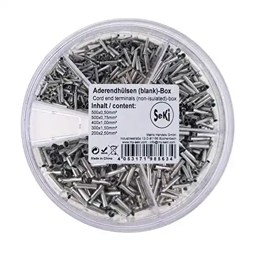 Aderendhülse SeKi n Sortiment Streudose unisoliert 0,5-2,5 mm²