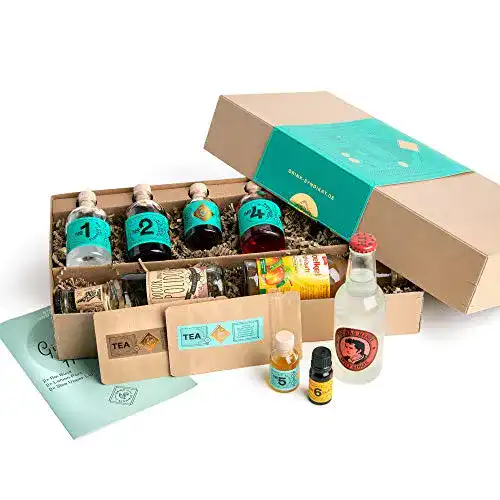 Gin-Set Drink-Syndikat Geschenk-Set für 6 feine Gin & Tonic