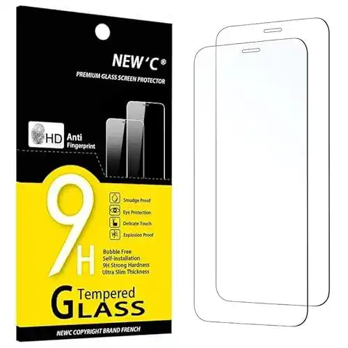 iPhone-12-Panzerglas NEW’C 2 Stück, Schutzfolie, 0.33mm