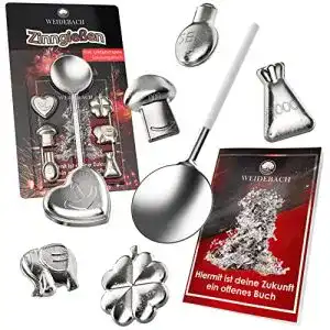 Zinngiessen Weidebach ® Spaßiges Zinngießen Set, Bleigießen