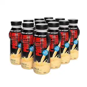 Eiweißdrink Body Attack Sports Nutrition, Vanilla (12 x 500ml)