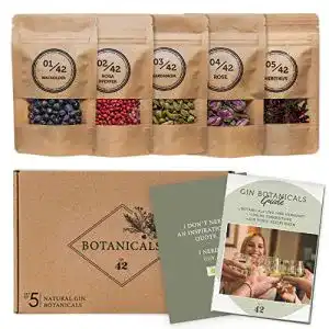 Gin-Botanicals GIN 42 Spices & Botanicals Gin Gewürze 5 natürliche