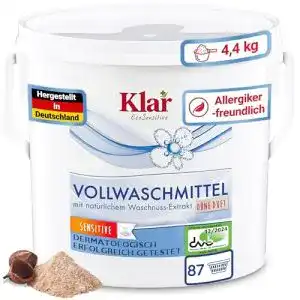Vollwaschmittel Klar ohne Duft 4,4kg umweltfreundlich