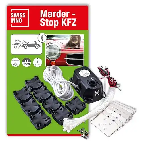 Marderschock SWISSINNO Marder-Stop KFZ, 12V Auto-Batterie