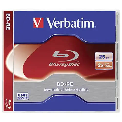 BD-RE Verbatim Blu Ray Single-Layer 25GB 1er Jewel Case Rohling